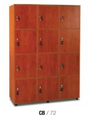 CB 72 BÖLMELİ KİLİTLİ DOLAP