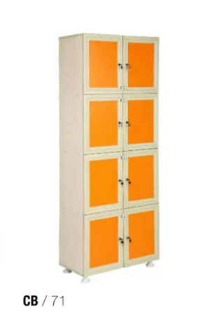 CB 71 BÖLMELİ KİLİTLİ DOLAP