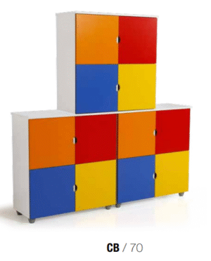 CB 70 BÖLMELİ KİLİTLİ DOLAP